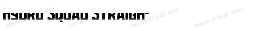 Hydro Squad Straigh字体转换